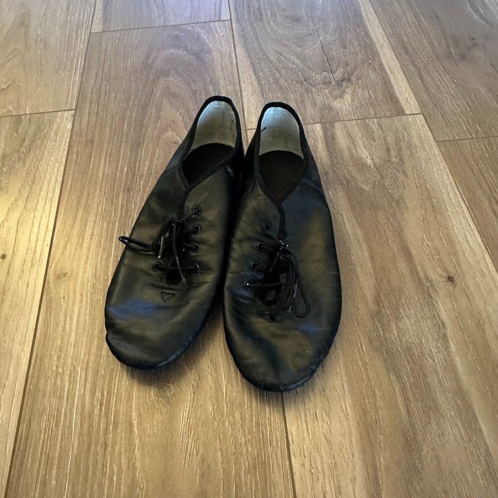 Capezio lace up jazz shoes